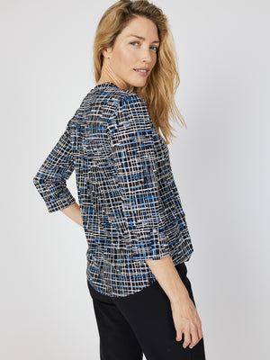 Roz & Ali Window Pane Plaid Popover - 3