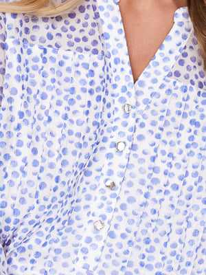 Roz & Ali Blue Mesh Dot Popover - Plus - 3