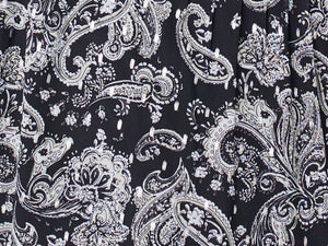 Roz & Ali Paisley Foil Mesh Popover - Plus - 4
