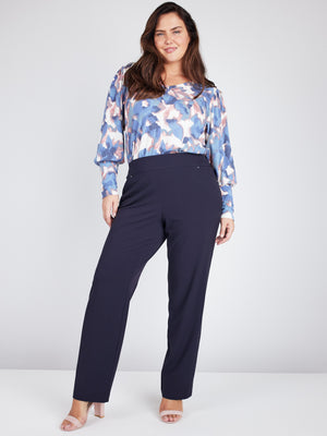 Roz & Ali Secret Agent Pants Cateye Rivets - Average Length - Plus - 14