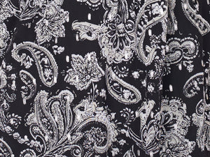 Roz & Ali Paisley Foil Mesh Popover - 7