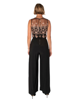 Embroidery Sleeveless Jumpsuit - 2