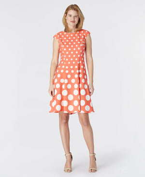 Jonas Cap Sleeve Fit & Flare Dress - 1