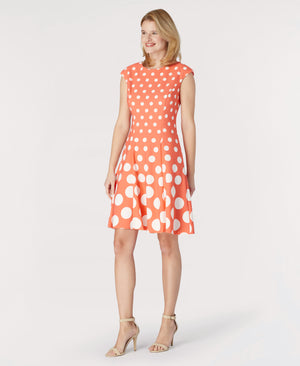 Jonas Cap Sleeve Fit & Flare Dress - 4
