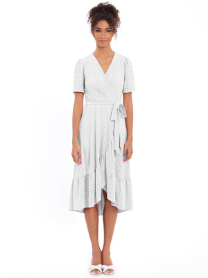 Carmen Ruffle Wrap Dress - 11