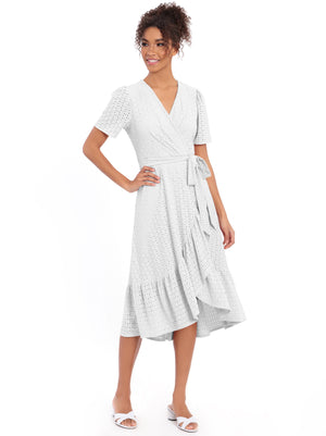 Carmen Ruffle Wrap Dress - 13