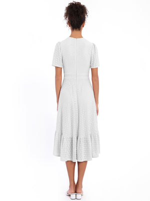 Carmen Ruffle Wrap Dress - 12