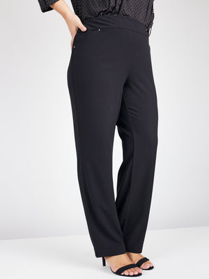 Roz & Ali Secret Agent Pants Cateye Rivets - Average Length - Plus - 3